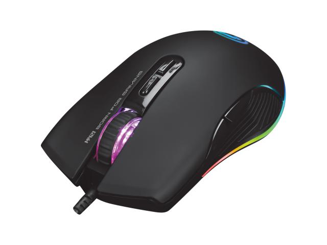 Mouse Optic Marvo M421, RGB LED, USB, Black