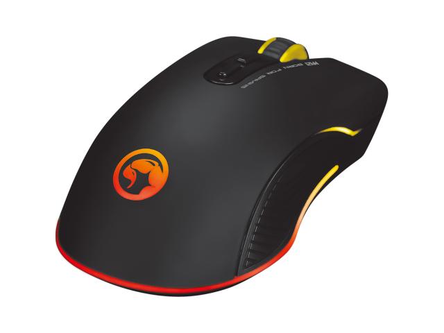 Mouse Optic Marvo M421, RGB LED, USB, Black