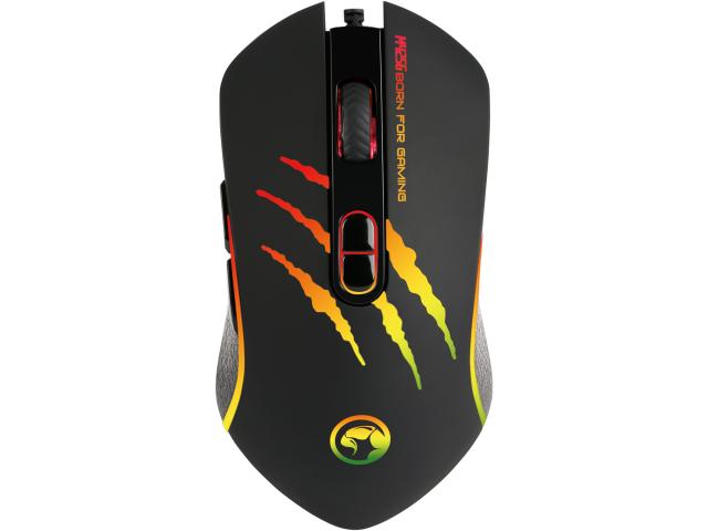 Mouse Optic Marvo M425G, RGB LED, USB, Black