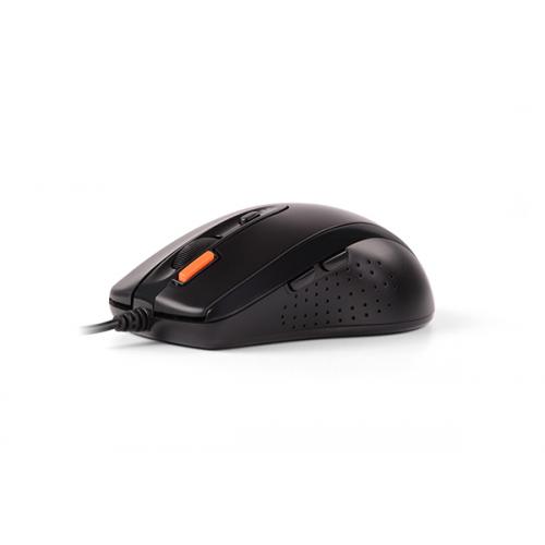 Mouse Optic A4Tech N-70FX, USB, Black