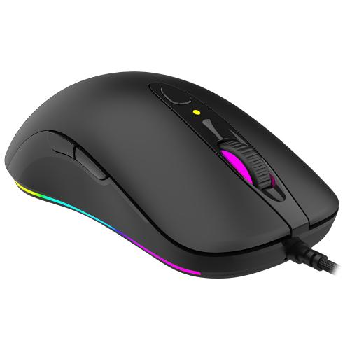 Mouse Optic AQIRYS Orion RGB, USB, Black