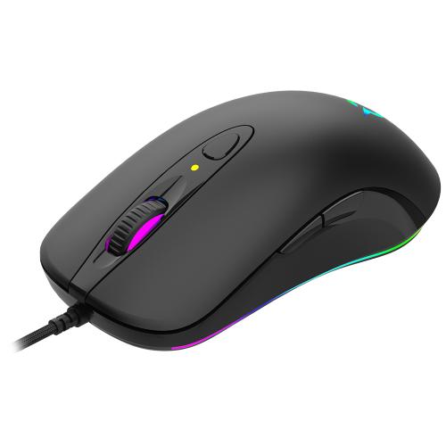 Mouse Optic AQIRYS Orion RGB, USB, Black