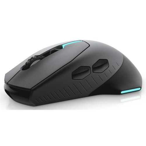 Mouse Optic Dell Alienware AW610M, RGB LED, USB/USB Wireless, Dark Side of the Moon