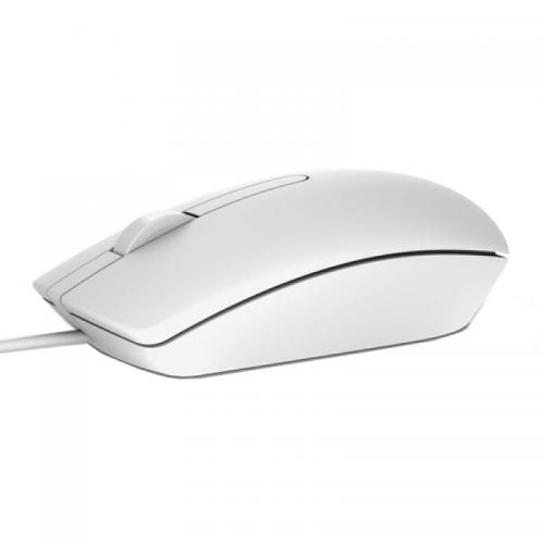 Mouse Optic Dell MS116, USB, White