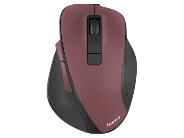 Mouse Optic Hama MW-500 Recharge, USB Wireless, Red-Black