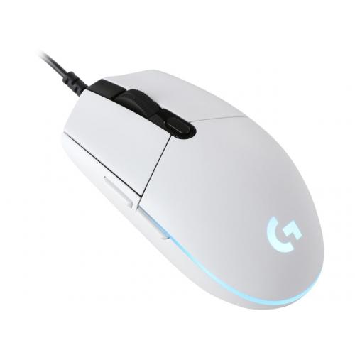 Mouse Optic Logitech G203, USB, White 910-005797