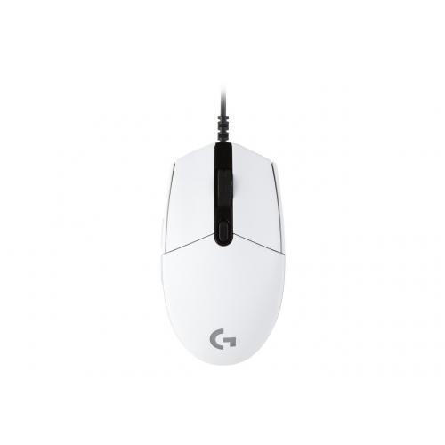 Mouse Optic Logitech G203, USB, White 910-005797