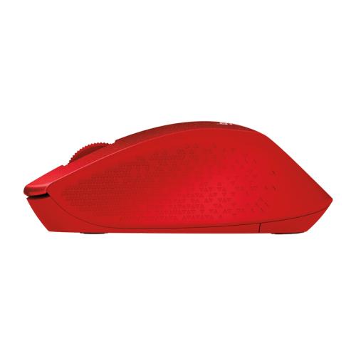 Mouse Optic Logitech M330 Silent Plus, USB Wireless, Red