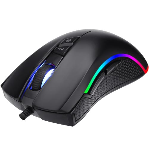 Mouse Optic Marvo G917, RGB LED, USB, Black