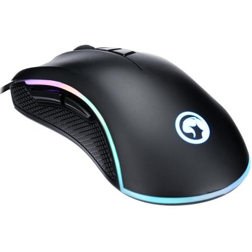 Mouse Optic Marvo G917, RGB LED, USB, Black