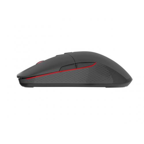 Mouse Optic Natec Genesis Zircon 330, USB Wireless, Black