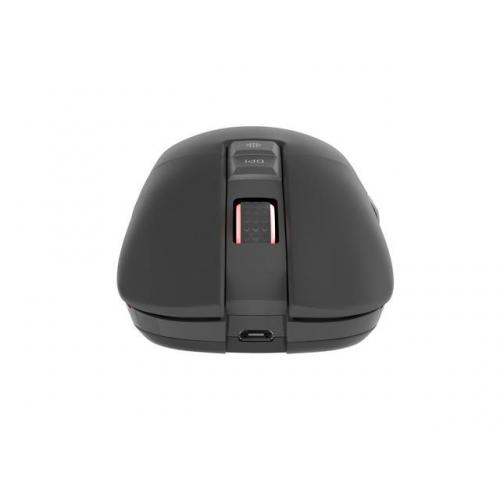 Mouse Optic Natec Genesis Zircon 330, USB Wireless, Black