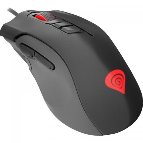 Mouse Optic Natec Xenon 400, RGB LED, USB, Black