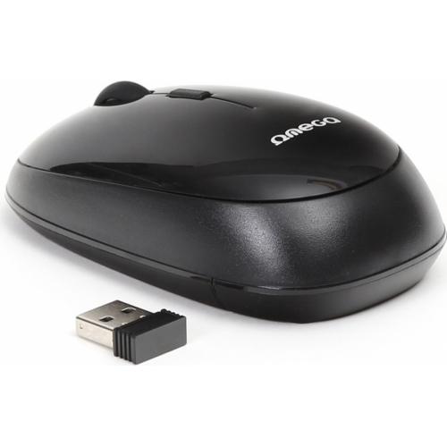 Mouse Optic Omega OM0410WB, USB Wireless, Black