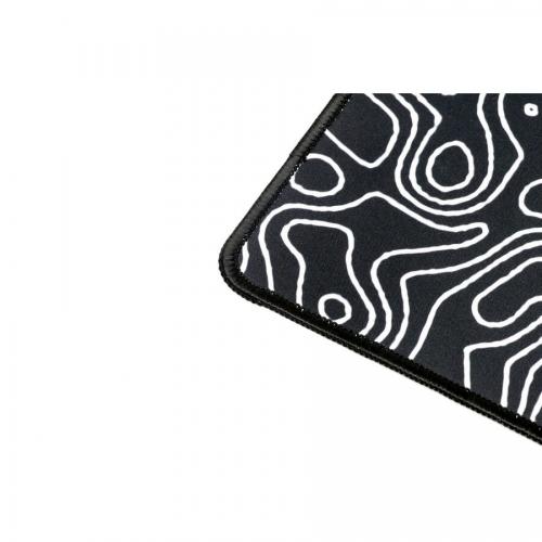 Mouse Pad Floston Topoghrapic XL, Black-White