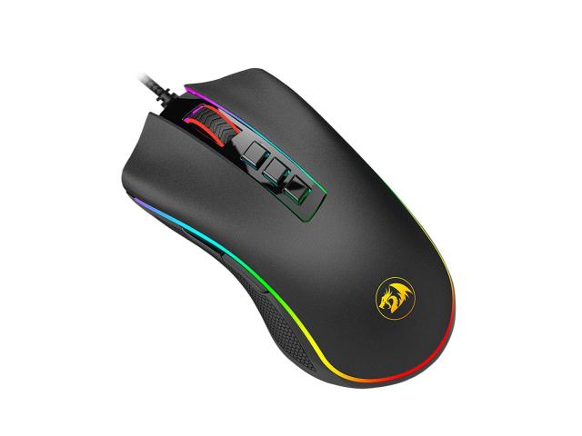 Mouse Optic Redragon Cobra FPS, RGB LED, USB, Black
