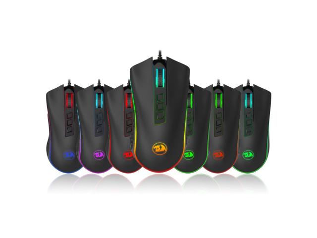 Mouse Optic Redragon Cobra, RGB, USB, Black