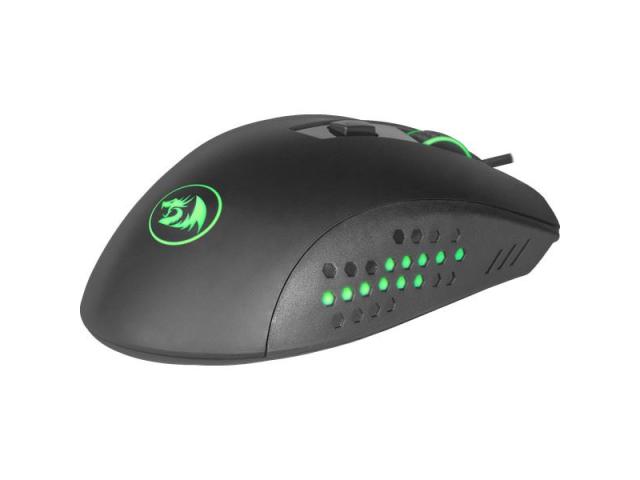 Mouse Optic Redragon Gainer, RGB LED, USB, Black