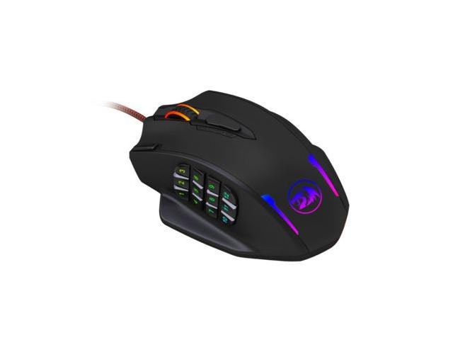 Mouse Optic Redragon Impact, RGB LED, USB, Black