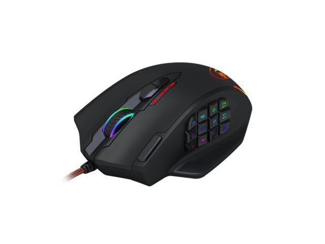 Mouse Optic Redragon Impact, RGB LED, USB, Black