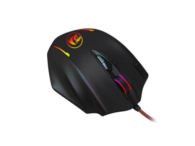 Mouse Optic Redragon Impact, RGB LED, USB, Black