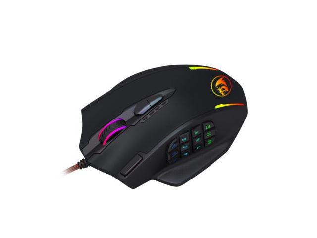 Mouse Optic Redragon Impact, RGB LED, USB, Black