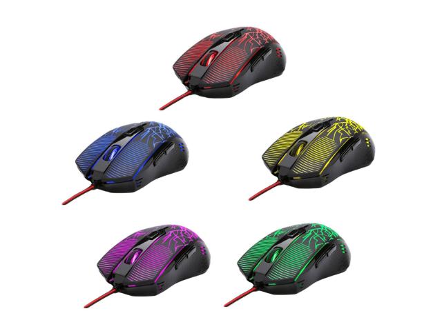 Mouse Optic Redragon Inquisitor, RGB LED, USB, Black