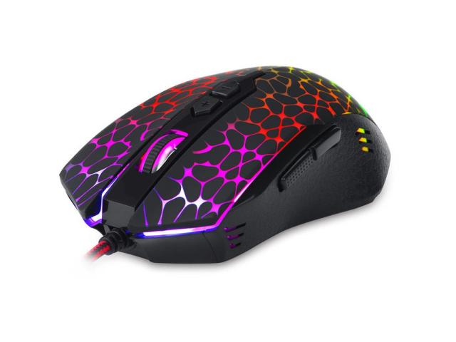 Mouse Optic Redragon Inquisitor, RGB LED, USB, Black