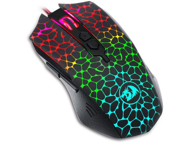 Mouse Optic Redragon Inquisitor, RGB LED, USB, Black