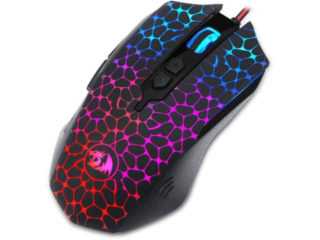 Mouse Optic Redragon Inquisitor, RGB LED, USB, Black