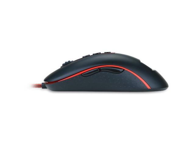 Mouse Optic Redragon Mars, RGB LED, USB, Black-Red