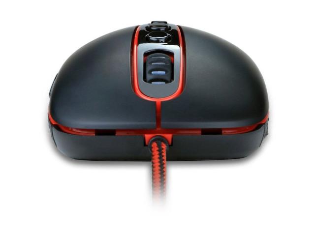 Mouse Optic Redragon Mars, RGB LED, USB, Black-Red