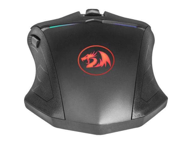 Mouse Optic Redragon Nemeanlion2, RGB LED, USB, Black-Red