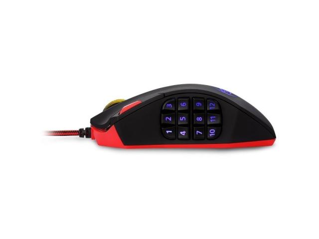 Mouse Laser Redragon Perdition, RGB LED, USB, Black