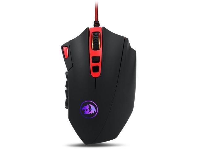 Mouse Laser Redragon Perdition, RGB LED, USB, Black