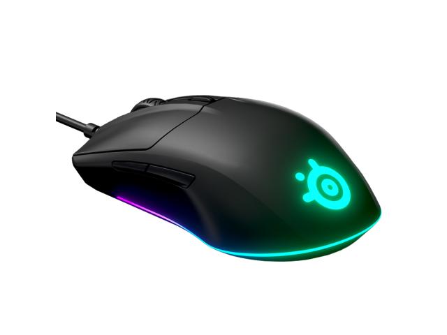 Mouse Optic SteelSeries Rival 3, USB, Black