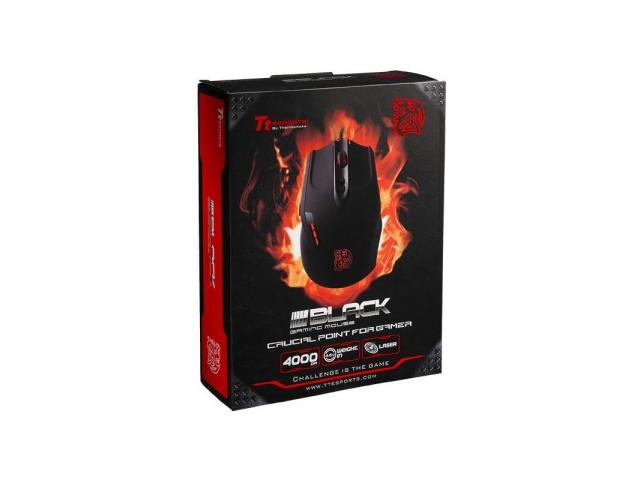 Mouse Optic Thermaltake Tt eSPORTS, USB, Black