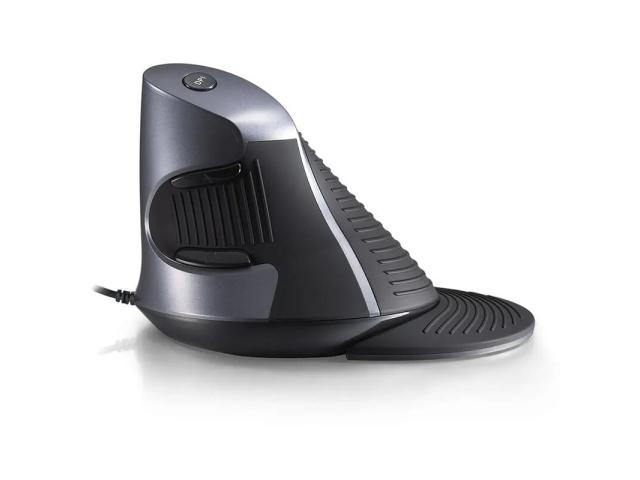 Mouse Optic Delux M618BU, USB, Black-Grey