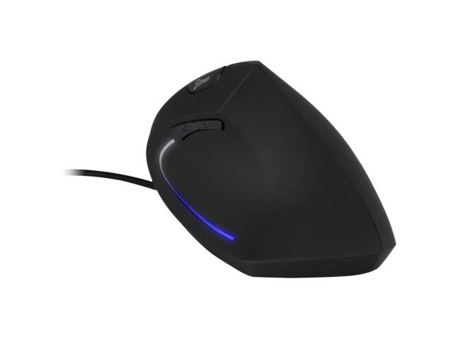 Mouse Optic Vertical Inter-Tech Eterno KM-206WR, USB, Black
