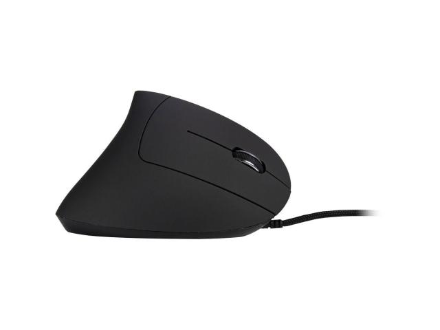 Mouse Optic Vertical Inter-Tech Eterno KM-206WR, USB, Black