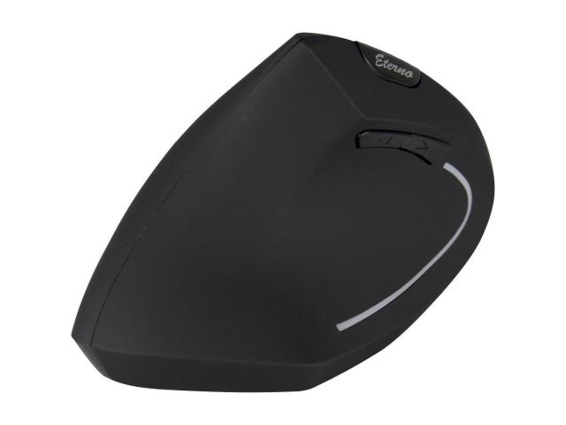 Mouse Optic Vertical Inter-Tech Eterno KM-206L, USB Wireless, Black