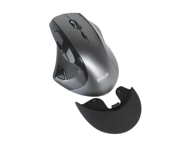 Mouse Optic Delux M910, Wireless, Black