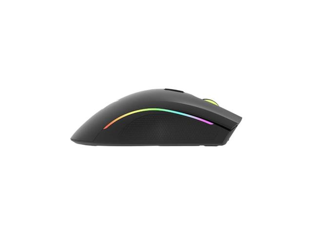 Mouse Optic Delux M625 PLUS, USB/USB Wireless, Black
