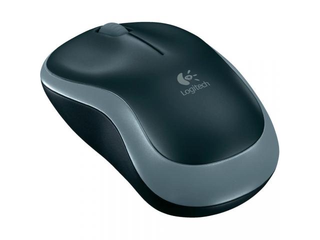 MOUSE LOGITECH CORDLESS M185 SWIFT GREY 910-002238