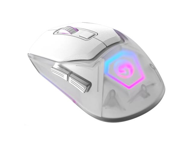 Mouse optic Marvo Fit Pro G1W, USB Wireless/Bluetooth, White