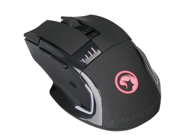 Mouse Optic Marvo M720W, RGB LED, USB Wireless, Black