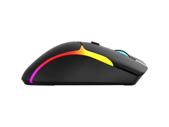 Mouse Optic Marvo M729W, RGB LED, USB Wireless, Black