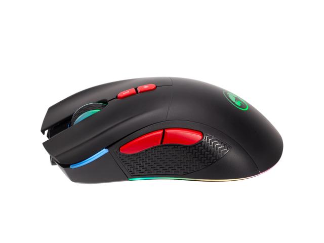Mouse Optic Marvo M797W, USB/USB Wireless, Black