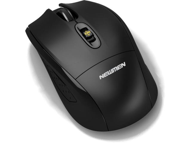 Mouse Optic Wireless Newmen F620, USB Wireless, Black