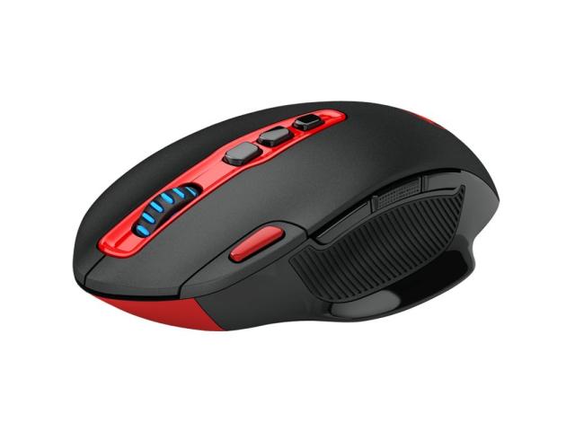 Mouse Optic Redragon Shark, Red LED, USB Wireless, Black-Red